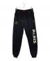 JORDAN（ジョーダン）の古着「スウェットパンツ」｜ブラック×ゴールド
