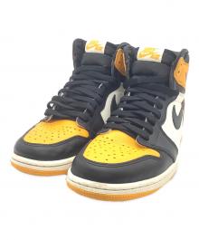 NIKE（ナイキ）の古着「Retro High OG "Taxi"」｜ブラック×イエロー