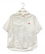 DANTONダントン）の古着「半袖シャツ」｜ホワイト×レッド