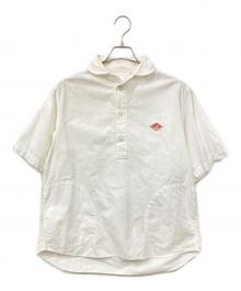 DANTON（ダントン）の古着「半袖シャツ」｜ホワイト×レッド