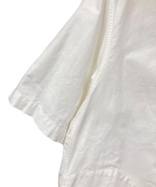 DANTON（ダントン）DANTON (ダントン) 半袖シャツ ホワイト×レッド サイズ:40の古着・服飾アイテム