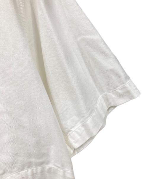 DANTON（ダントン）DANTON (ダントン) 半袖シャツ ホワイト×レッド サイズ:40の古着・服飾アイテム