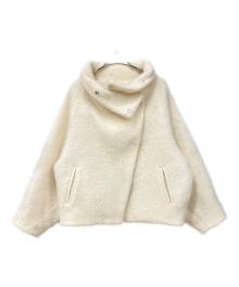 mici（ミチ）の古着「ウールジャケット」｜アイボリー