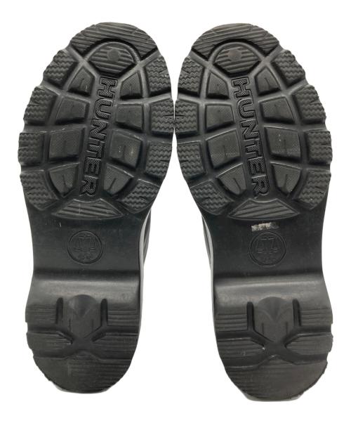 HUNTER（ハンター）HUNTER (ハンター) EXPLORER ANKLE ZIP FLATFORM BOOT ブラック サイズ:US 7の古着・服飾アイテム