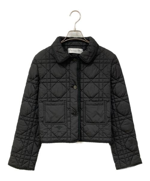 Christian Dior（クリスチャン ディオール）Christian Dior (クリスチャン ディオール) マイクロカナージュジャケット ブラック サイズ:SIZE 40の古着・服飾アイテム