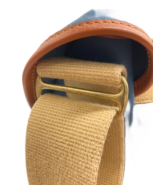 brady（ブレディ）brady (ブレディ) ショルダーバッグ ブルー×ブラウンの古着・服飾アイテム