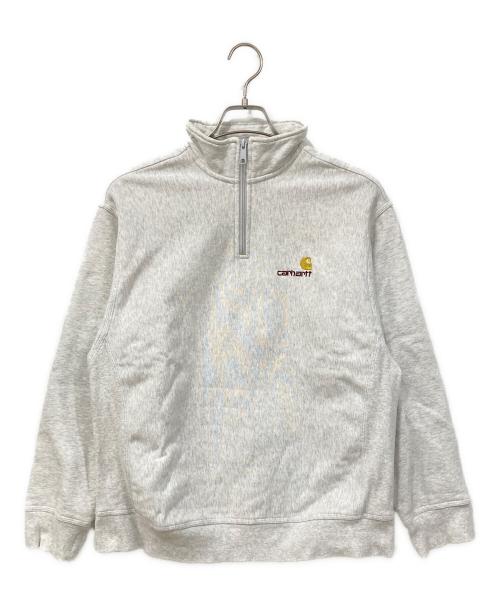 CarHartt（カーハート）CarHartt (カーハート) アメリカンスクリプトスウェットシャツ グレー サイズ:Mの古着・服飾アイテム