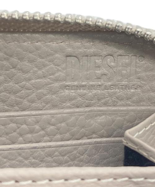 DIESEL（ディーゼル）DIESEL (ディーゼル) 長財布 ライトグレーの古着・服飾アイテム