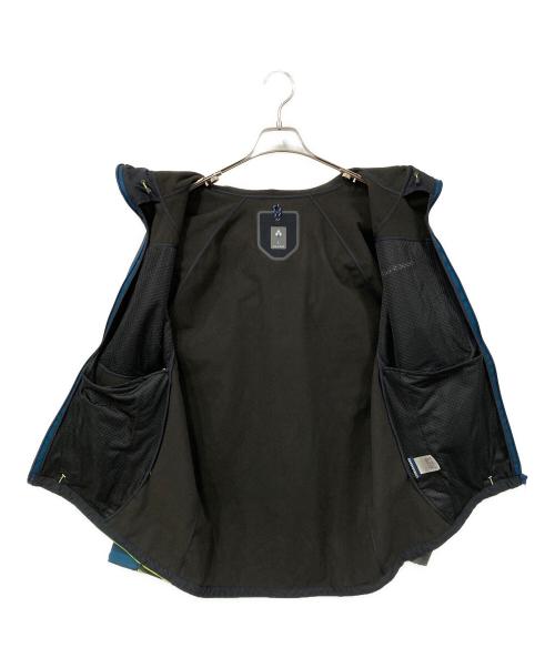 mont-bell（モンベル）mont-bell (モンベル) パウダーシェッドパーカ ブルー×ライトグリーン サイズ:Lサイズの古着・服飾アイテム