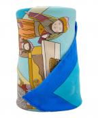 HERMESエルメス）の古着「シルクスカーフ」｜スカイブルー×ピンク