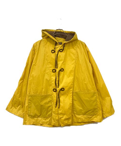BEAMS（ビームス）BEAMS (ビームス) KOMATSU (コマツ) ナイロンコート イエロー×ブラウン サイズ:Mの古着・服飾アイテム