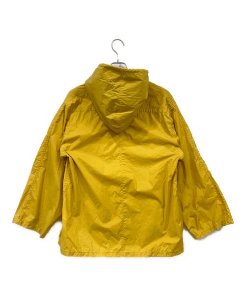 BEAMS（ビームス）BEAMS (ビームス) KOMATSU (コマツ) ナイロンコート イエロー×ブラウン サイズ:Mの古着・服飾アイテム