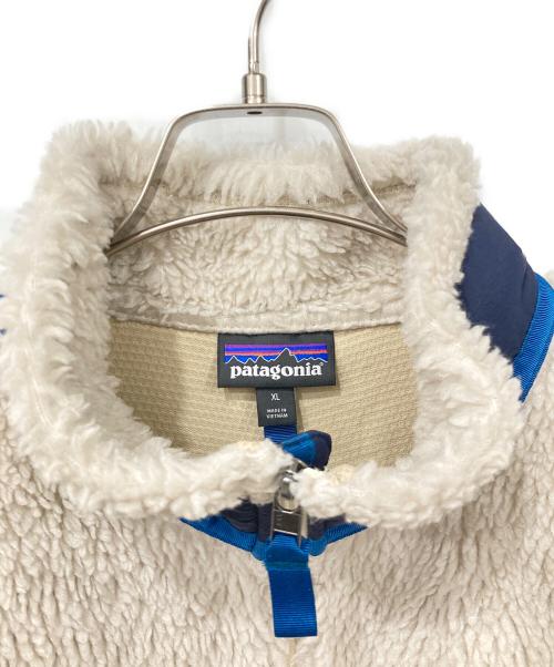 Patagonia（パタゴニア）Patagonia (パタゴニア) クラシックレトロXジャケット ベージュ×ネイビー サイズ:XLサイズの古着・服飾アイテム
