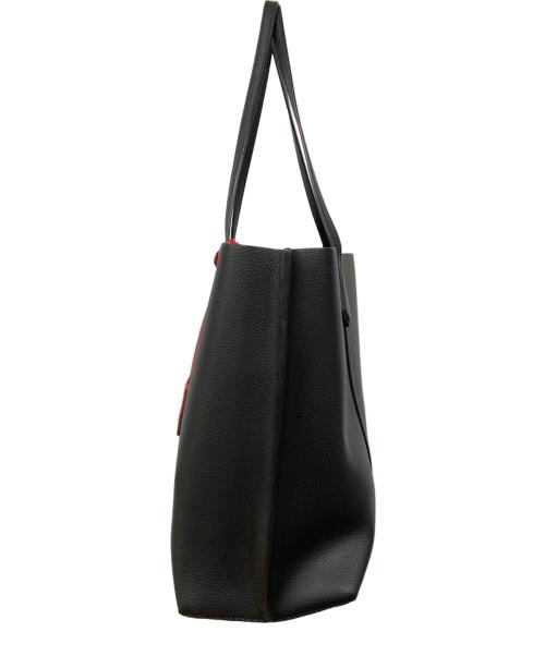 TORY BURCH（トリーバーチ）TORY BURCH (トリーバーチ) ショルダートートバッグ ブラウン×ブラックの古着・服飾アイテム