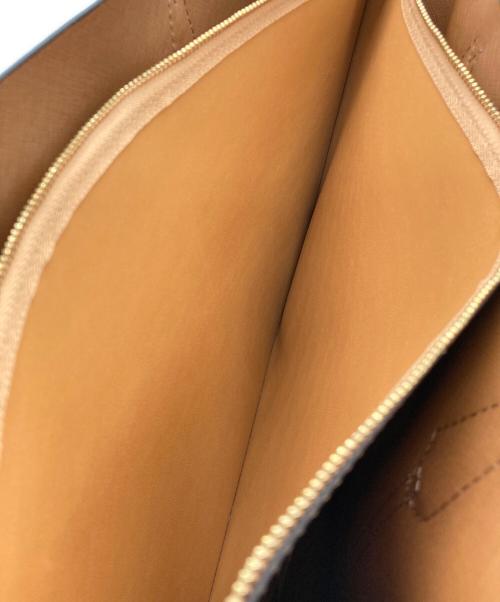 TORY BURCH（トリーバーチ）TORY BURCH (トリーバーチ) ショルダートートバッグ ブラウン×ブラックの古着・服飾アイテム