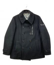 uniform experiment×FRAGMENT DESIGN（ユニフォームエクスペリメント×フラグメントデザイン）の古着「Pコート」｜ブラック