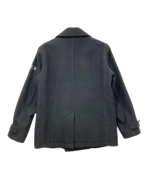 uniform experiment（ユニフォームエクスペリメント）uniform experiment (ユニフォームエクスペリメント) FRAGMENT DESIGN (フラグメントデザイン) Pコート ブラック サイズ:SIZE 2の古着・服飾アイテム