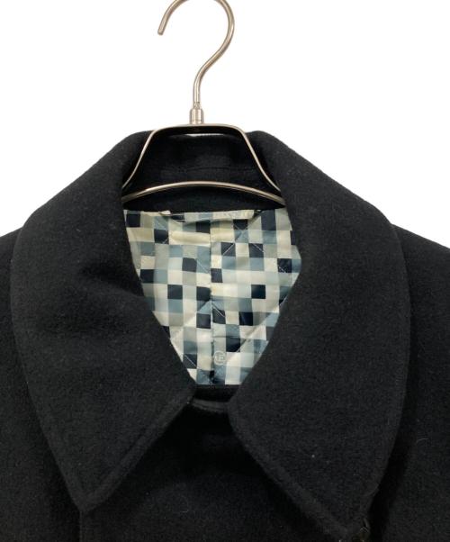 uniform experiment（ユニフォームエクスペリメント）uniform experiment (ユニフォームエクスペリメント) FRAGMENT DESIGN (フラグメントデザイン) Pコート ブラック サイズ:SIZE 2の古着・服飾アイテム