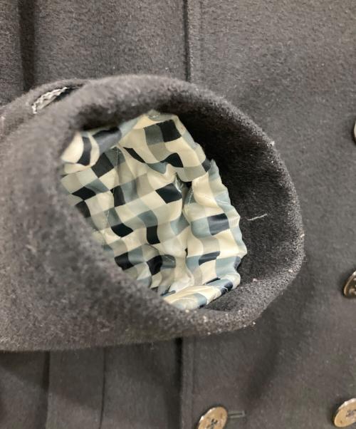 uniform experiment（ユニフォームエクスペリメント）uniform experiment (ユニフォームエクスペリメント) FRAGMENT DESIGN (フラグメントデザイン) Pコート ブラック サイズ:SIZE 2の古着・服飾アイテム