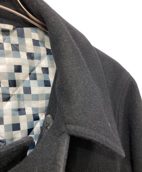 uniform experiment（ユニフォームエクスペリメント）uniform experiment (ユニフォームエクスペリメント) FRAGMENT DESIGN (フラグメントデザイン) Pコート ブラック サイズ:SIZE 2の古着・服飾アイテム