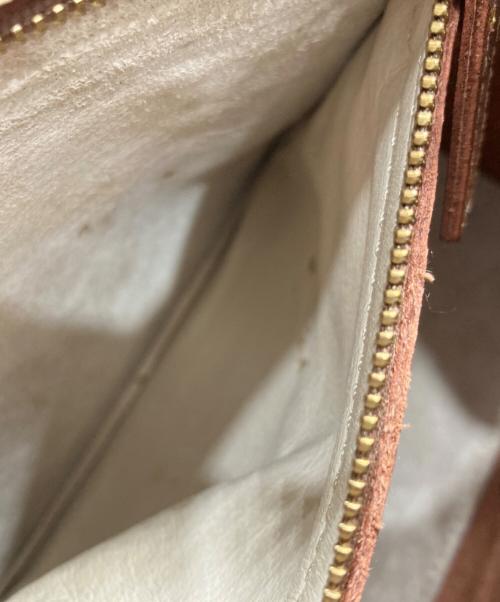 土屋鞄（ツチヤカバン）土屋鞄 (ツチヤカバン) ギャザーレザートートバッグ ブラウンの古着・服飾アイテム