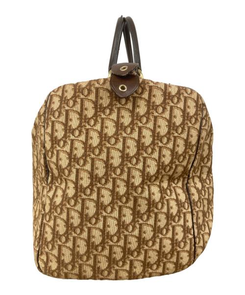 Christian Dior（クリスチャン ディオール）Christian Dior (クリスチャン ディオール) トロッターボストンバッグ ベージュ×ブラウンの古着・服飾アイテム