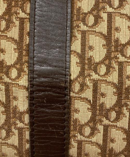 Christian Dior（クリスチャン ディオール）Christian Dior (クリスチャン ディオール) トロッターボストンバッグ ベージュ×ブラウンの古着・服飾アイテム