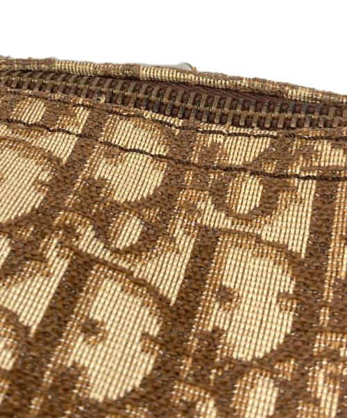 Christian Dior（クリスチャン ディオール）Christian Dior (クリスチャン ディオール) トロッターボストンバッグ ベージュ×ブラウンの古着・服飾アイテム