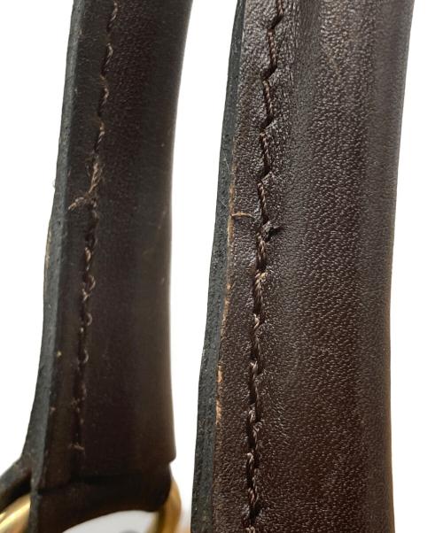 Christian Dior（クリスチャン ディオール）Christian Dior (クリスチャン ディオール) トロッターボストンバッグ ベージュ×ブラウンの古着・服飾アイテム