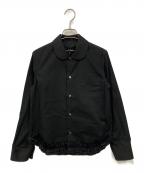 tricot COMME des GARCONSトリココムデギャルソン）の古着「丸襟長袖ブラウス」｜ブラック