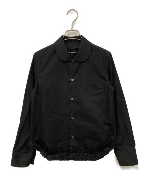 tricot COMME des GARCONS（トリココムデギャルソン）tricot COMME des GARCONS (トリココムデギャルソン) 丸襟長袖ブラウス ブラック サイズ:Mサイズの古着・服飾アイテム
