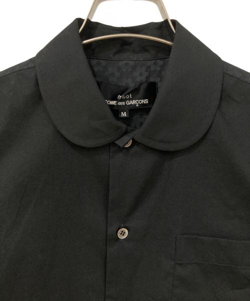tricot COMME des GARCONS（トリココムデギャルソン）tricot COMME des GARCONS (トリココムデギャルソン) 丸襟長袖ブラウス ブラック サイズ:Mサイズの古着・服飾アイテム