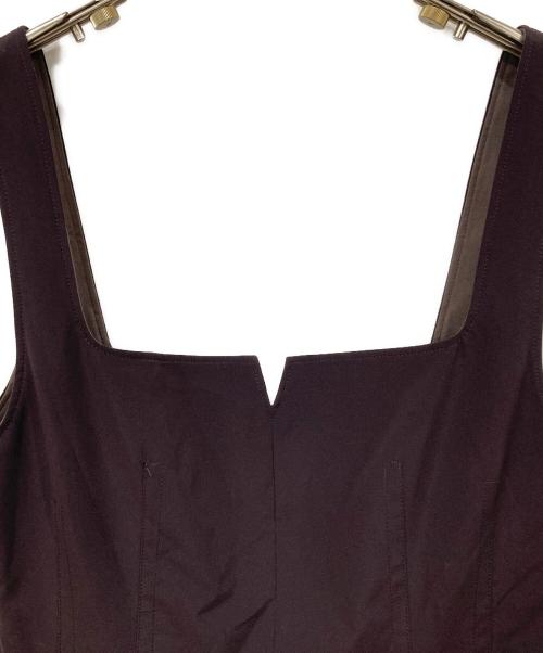 IRENE（アイレネ）IRENE (アイレネ) ジャンパースカート ブラウン サイズ:SIZE 36の古着・服飾アイテム