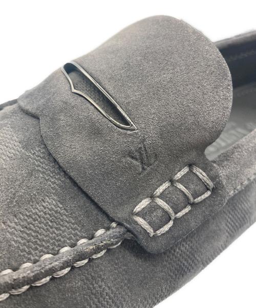 LOUIS VUITTON（ルイ ヴィトン）LOUIS VUITTON (ルイ ヴィトン) ドライビングシューズ グレー サイズ:6 1/2の古着・服飾アイテム