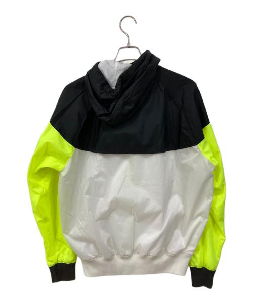 NIKE（ナイキ）NIKE (ナイキ) ナイロンジャケット ブラック×グリーン×ホワイト サイズ:Sの古着・服飾アイテム