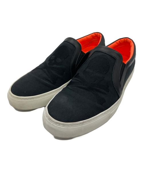 philipp plein（フィリッププレイン）philipp plein (フィリッププレイン) スリッポン ブラック サイズ:42の古着・服飾アイテム