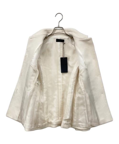 icB（アイシービー）icB (アイシービー) ショートコート アイボリー サイズ:JPN 15 未使用品の古着・服飾アイテム