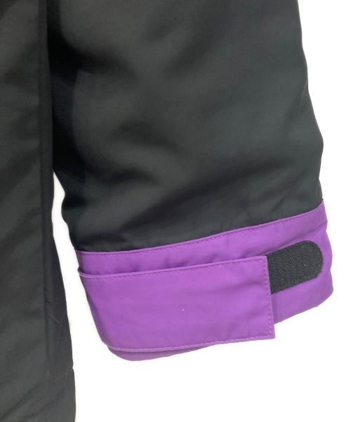 adidas（アディダス）adidas (アディダス) 中綿ジャケット ブラック×パープル サイズ:Mの古着・服飾アイテム