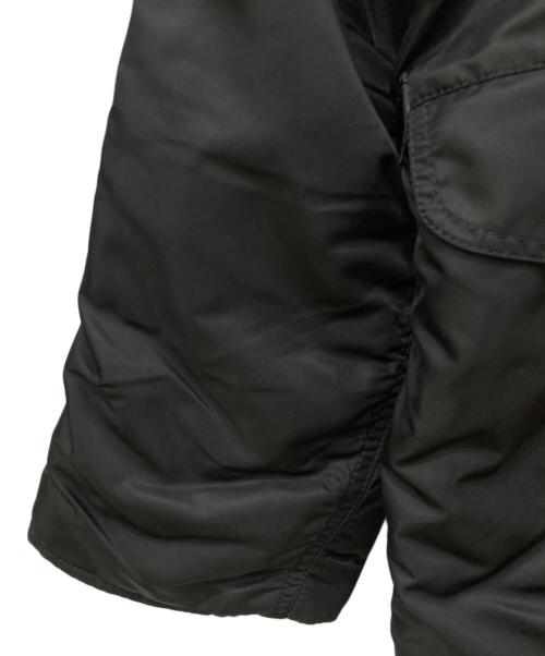 ALPHA（アルファ）ALPHA (アルファ) N-3Bフライトジャケット ブラック サイズ:LARGEの古着・服飾アイテム