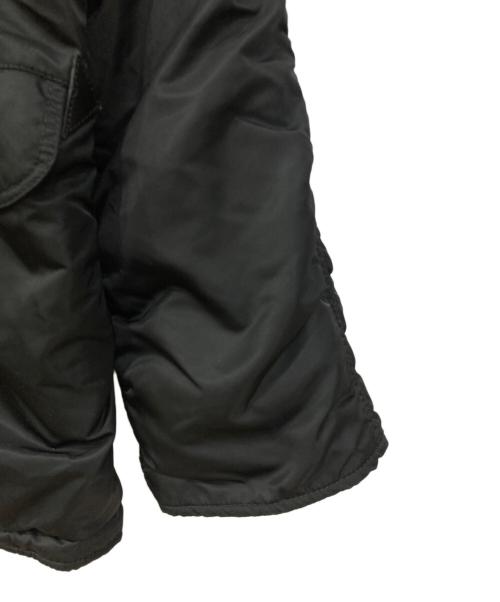 ALPHA（アルファ）ALPHA (アルファ) N-3Bフライトジャケット ブラック サイズ:LARGEの古着・服飾アイテム
