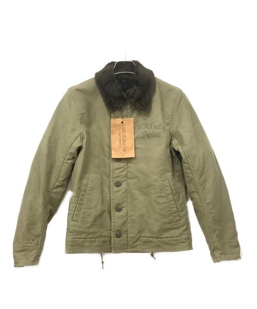 WACKO MARIA（ワコマリア）WACKO MARIA (ワコマリア) ミリタリージャケット カーキ×ブラウン サイズ:SIZE Sの古着・服飾アイテム