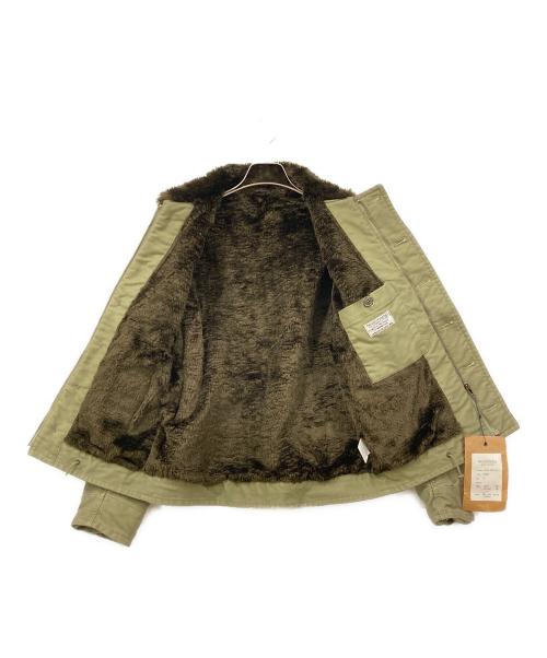 WACKO MARIA（ワコマリア）WACKO MARIA (ワコマリア) ミリタリージャケット カーキ×ブラウン サイズ:SIZE Sの古着・服飾アイテム