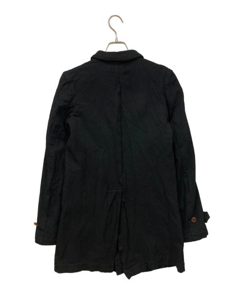 COMME des GARCONS HOMME PLUS（コムデギャルソンオムプリュス）COMME des GARCONS HOMME PLUS (コムデギャルソンオムプリュス) コート ブラック サイズ:XSの古着・服飾アイテム