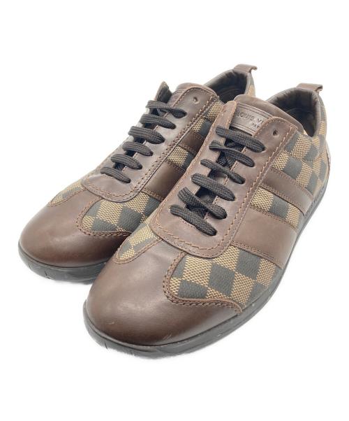 LOUIS VUITTON（ルイ ヴィトン）LOUIS VUITTON (ルイ ヴィトン) ローカットスニーカー ブラウン サイズ:7 1/2の古着・服飾アイテム