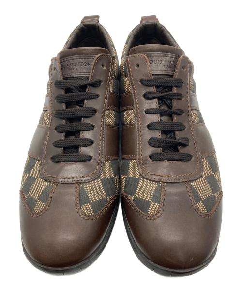 LOUIS VUITTON（ルイ ヴィトン）LOUIS VUITTON (ルイ ヴィトン) ローカットスニーカー ブラウン サイズ:7 1/2の古着・服飾アイテム