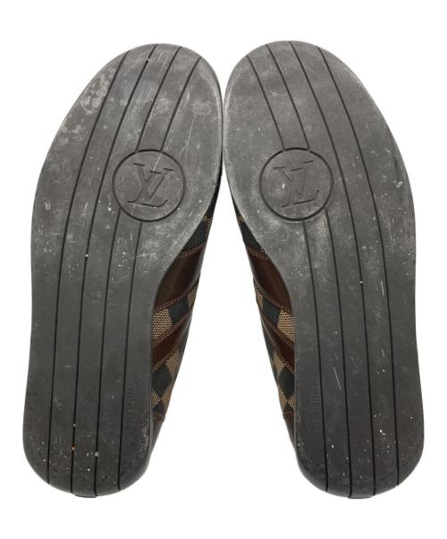 LOUIS VUITTON（ルイ ヴィトン）LOUIS VUITTON (ルイ ヴィトン) ローカットスニーカー ブラウン サイズ:7 1/2の古着・服飾アイテム