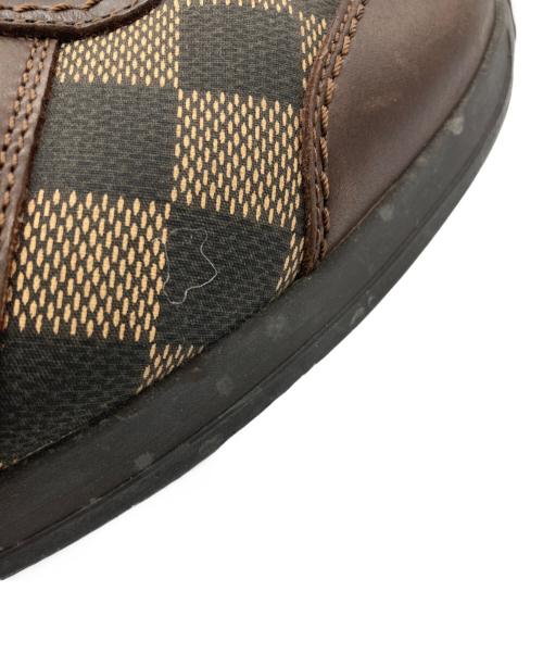 LOUIS VUITTON（ルイ ヴィトン）LOUIS VUITTON (ルイ ヴィトン) ローカットスニーカー ブラウン サイズ:7 1/2の古着・服飾アイテム