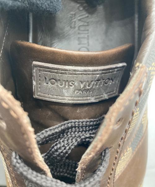 LOUIS VUITTON（ルイ ヴィトン）LOUIS VUITTON (ルイ ヴィトン) ローカットスニーカー ブラウン サイズ:7 1/2の古着・服飾アイテム