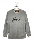 NANGAナンガ）の古着「スウェット」｜グレー×ブラック