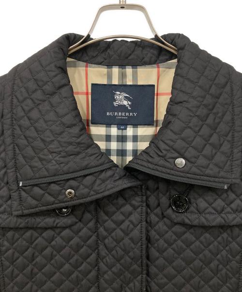 BURBERRY LONDON（バーバリーロンドン）BURBERRY LONDON (バーバリーロンドン) キルティングコート ブラック サイズ:40の古着・服飾アイテム